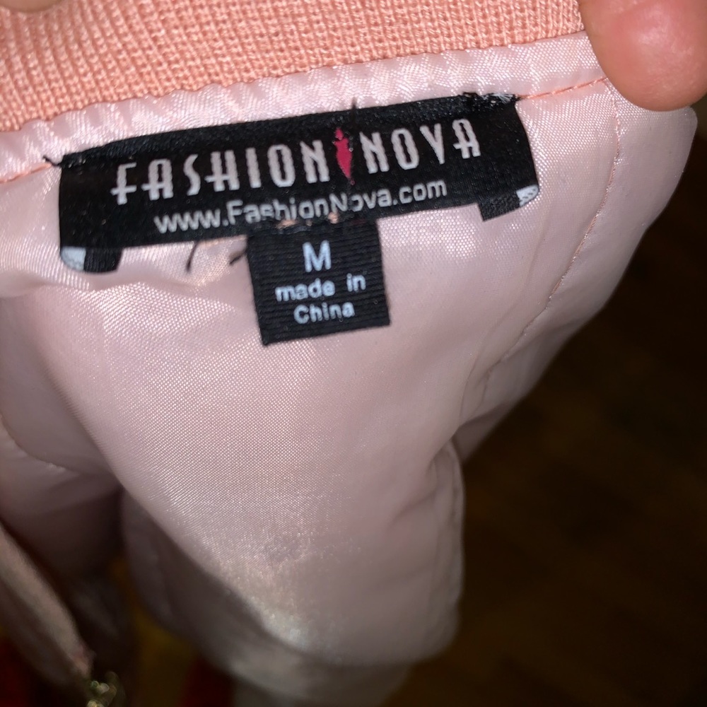 Pink Bomber Jacket - Picture 3 of 4